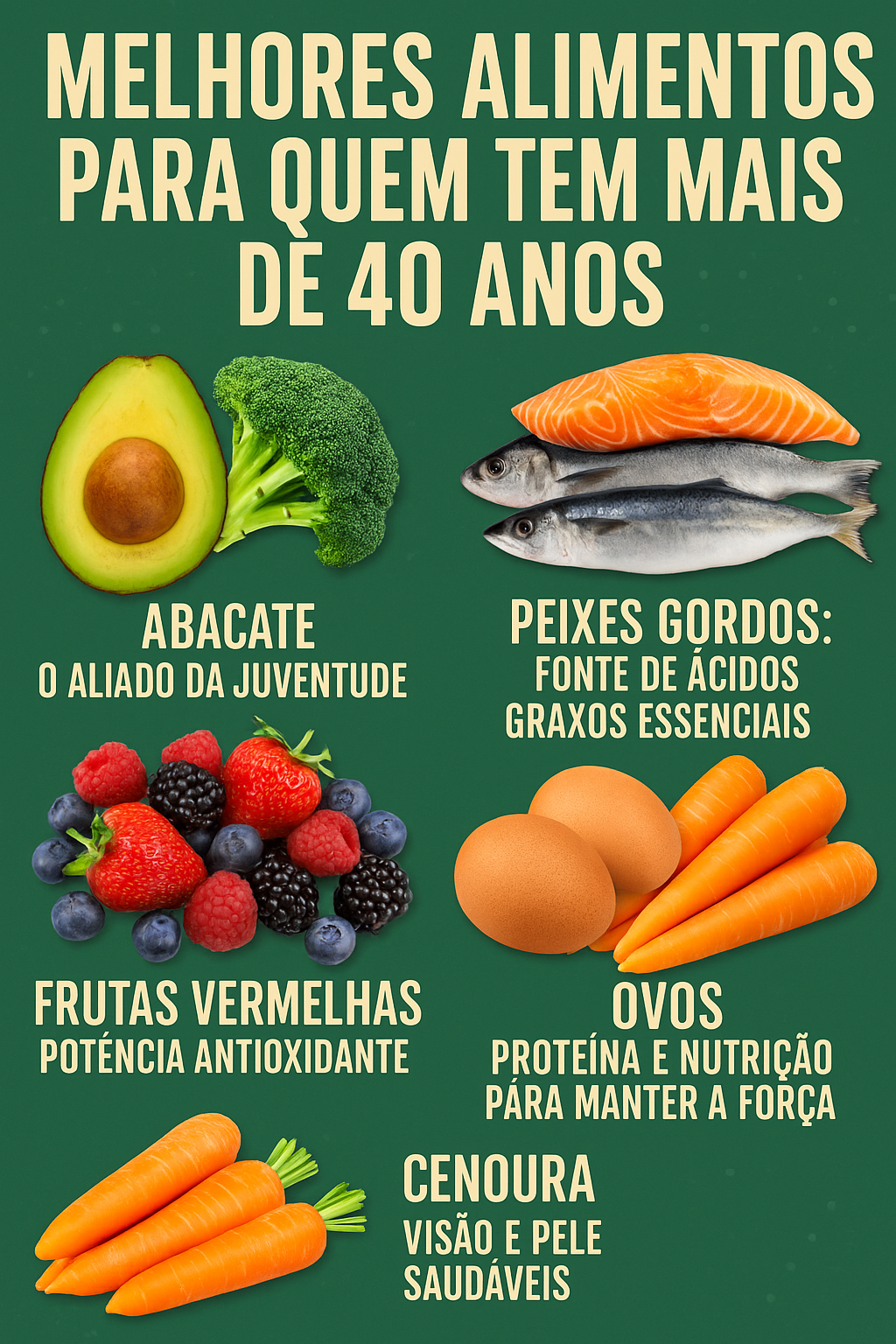 s segredos da alimentação para quem tem mais de 40 anos